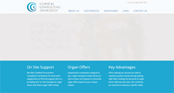 Desktop Screenshot of clinicalconsultingassociates.com